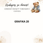 Duży FOTO MAGNES ze zdjęciem - podziękowanie dla gości - obrazek 2