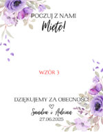 Podziękowania dla gości -tic tac wzór 3 - obrazek 2