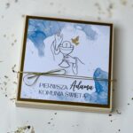Pudełko na pieniądze - prezent KOMUNIA, CHRZEST wzór 3