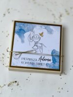 Pudełko na pieniądze - prezent KOMUNIA, CHRZEST wzór 3