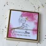Pudełko na pieniądze - prezent KOMUNIA, CHRZEST wzór 2