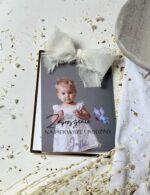 Zaproszenie CHRZEST ROCZEK wzór 30 ZE ZDJĘCIEM - obrazek 4