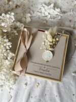 Podziękowanie dla rodziców chrzestnych w pudełku - wzór 4 BOHO