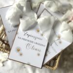 Zaproszenie CHRZEST ROCZEK wzór 27 STOKROTKI