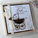 Prośba o zostanie rodzicem chrzestnym w pudełku - wzór 2 NATURAL
