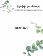 Foto - Magnes ze zdjęciem - podziękowanie dla gości KOMUNIA - obrazek 2