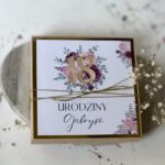 Pudełko na pieniądze - URODZINY wzór 6