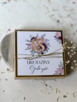 Pudełko na pieniądze - URODZINY wzór 6