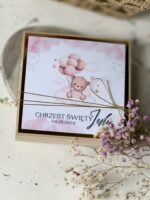 Pudełko na pieniądze – prezent  CHRZEST, ROCZEK wzór 16 - obrazek 3