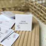 Winietki - różne motywy CHRZEST, ROCZEK