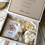 BOX UPOMINKOWY BOHO- podziękowanie dla chrzestnych, dziadków CHRZEST, ROCZEK