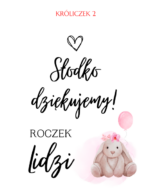 LIZAK-GRZECHOTKA słodkie podziękowania dla gości RÓŻNE MOTYWY - obrazek 36