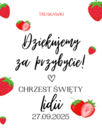 LIZAK-GRZECHOTKA słodkie podziękowania dla gości RÓŻNE MOTYWY - obrazek 32