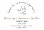 Podziękowanie dla gości - breloczek wzór 6 KOMUNIA, CHRZEST - obrazek 5
