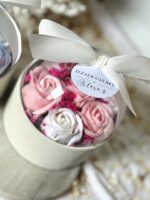 Flower box KOPUŁKA - KWIATY MYDLANE RÓŻNE KOLORY - obrazek 5