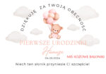 Podziękowanie dla gości - breloczek wzór 7 CHRZEST, ROCZEK RÓŻNE MOTYWY - obrazek 2
