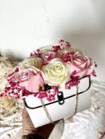 Flower box w torebce kwiaty mydlane- RÓŻNE KOLORY - obrazek 6