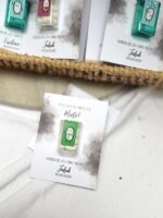 Podziękowania dla gości -tic tac wzór 6 czarno-złoty - obrazek 4