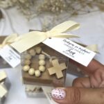 Dziesiątka różańca w pudełku EKO -podziękowanie dla gości